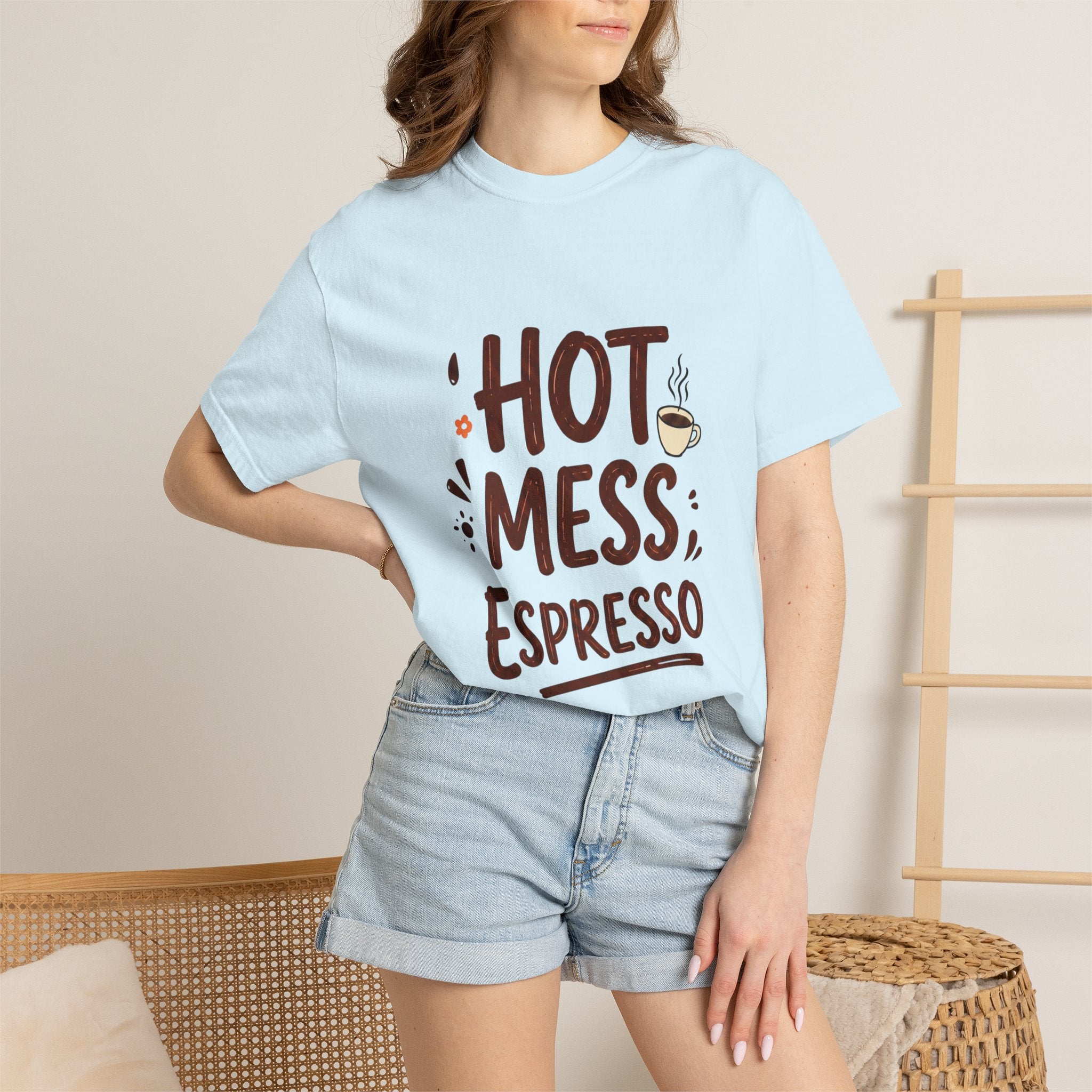 Hot Mess Espresso T-Shirt — Funny Coffee Lover Tee