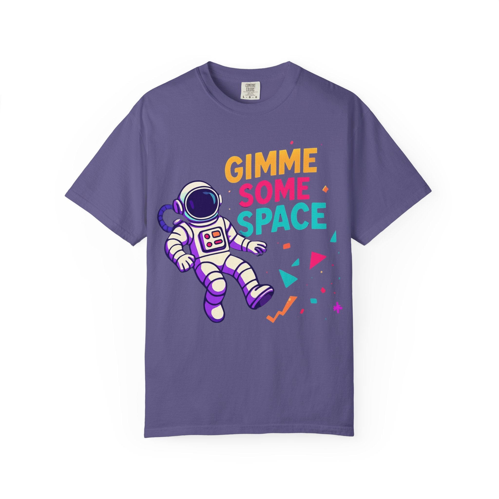 Gimme Some Space Astronaut T-shirt | Retro Colorful Space Graphic