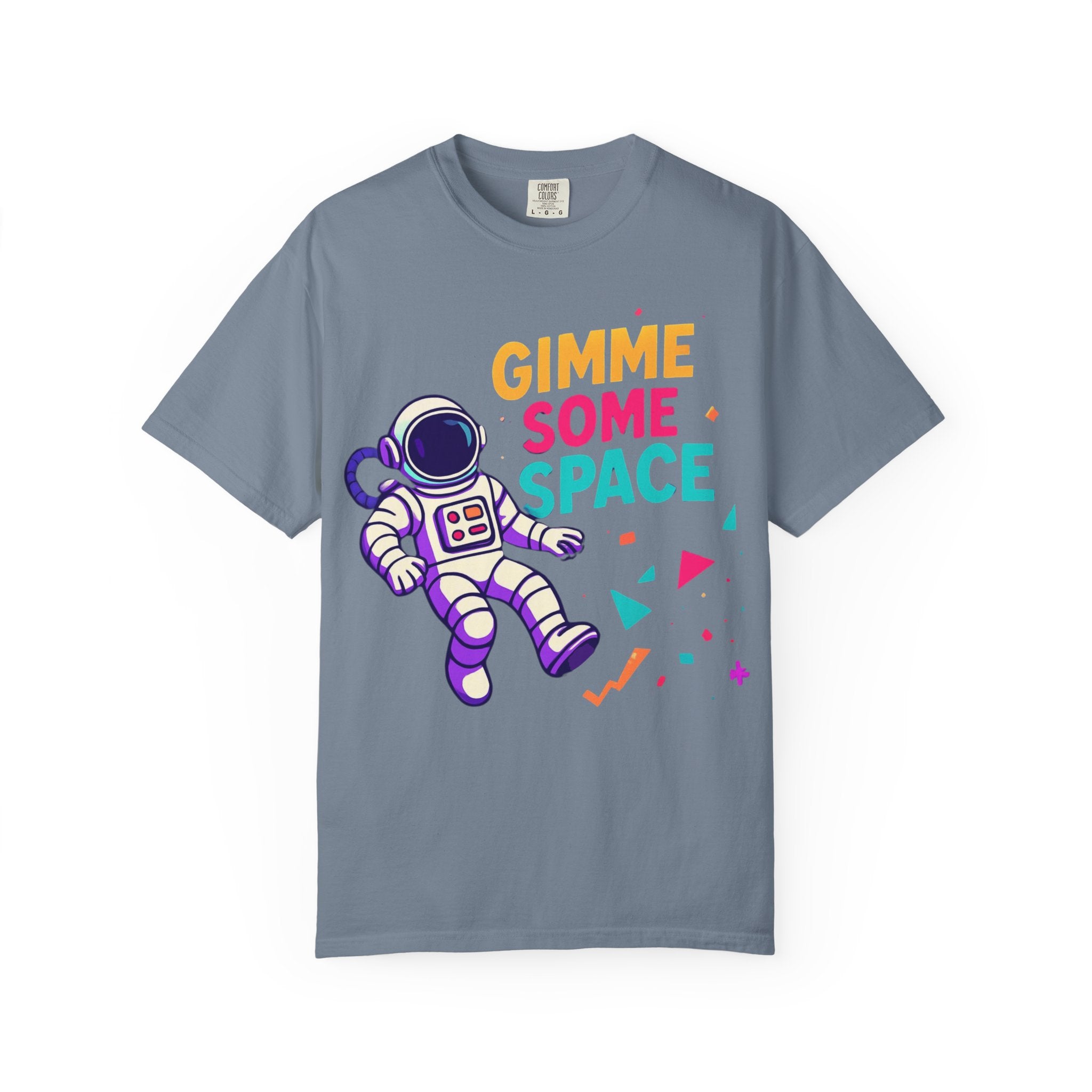 Gimme Some Space Astronaut T-shirt | Retro Colorful Space Graphic
