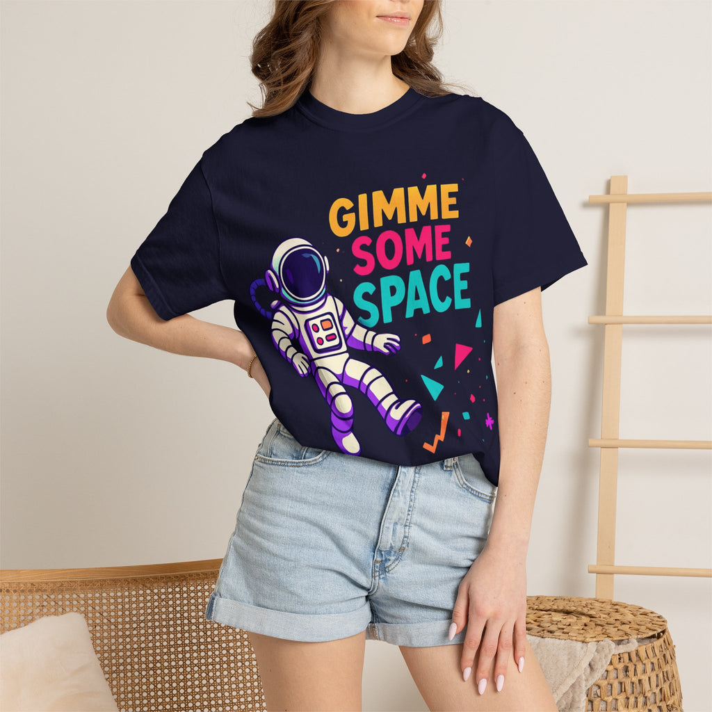 Gimme Some Space Astronaut T-shirt | Retro Colorful Space Graphic