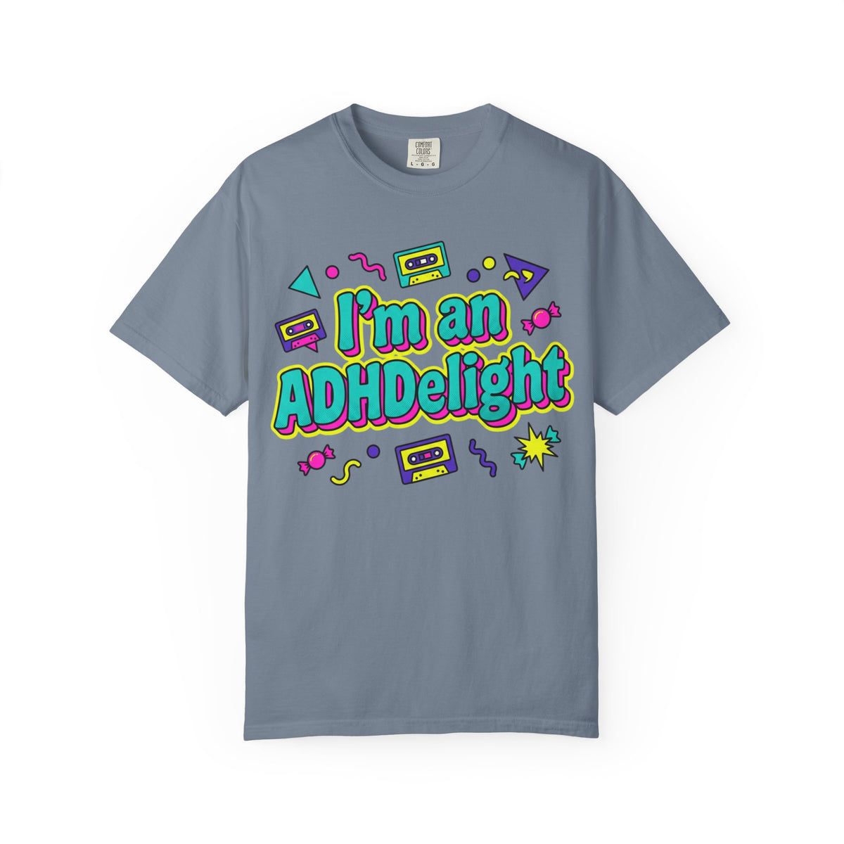 I'm an ADHDelight T-Shirt — Retro 90s ADHD Pride Tee