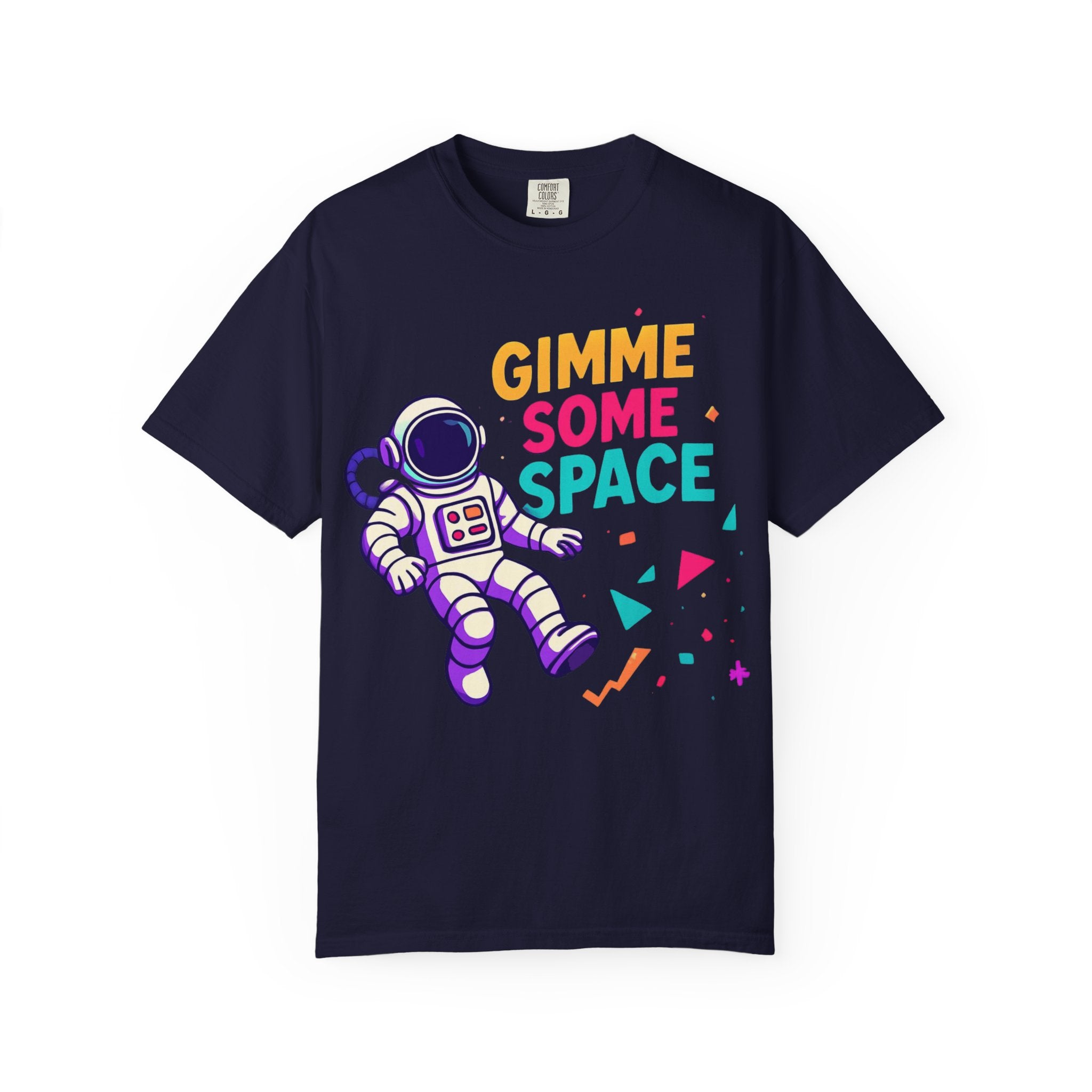 Gimme Some Space Astronaut T-shirt | Retro Colorful Space Graphic