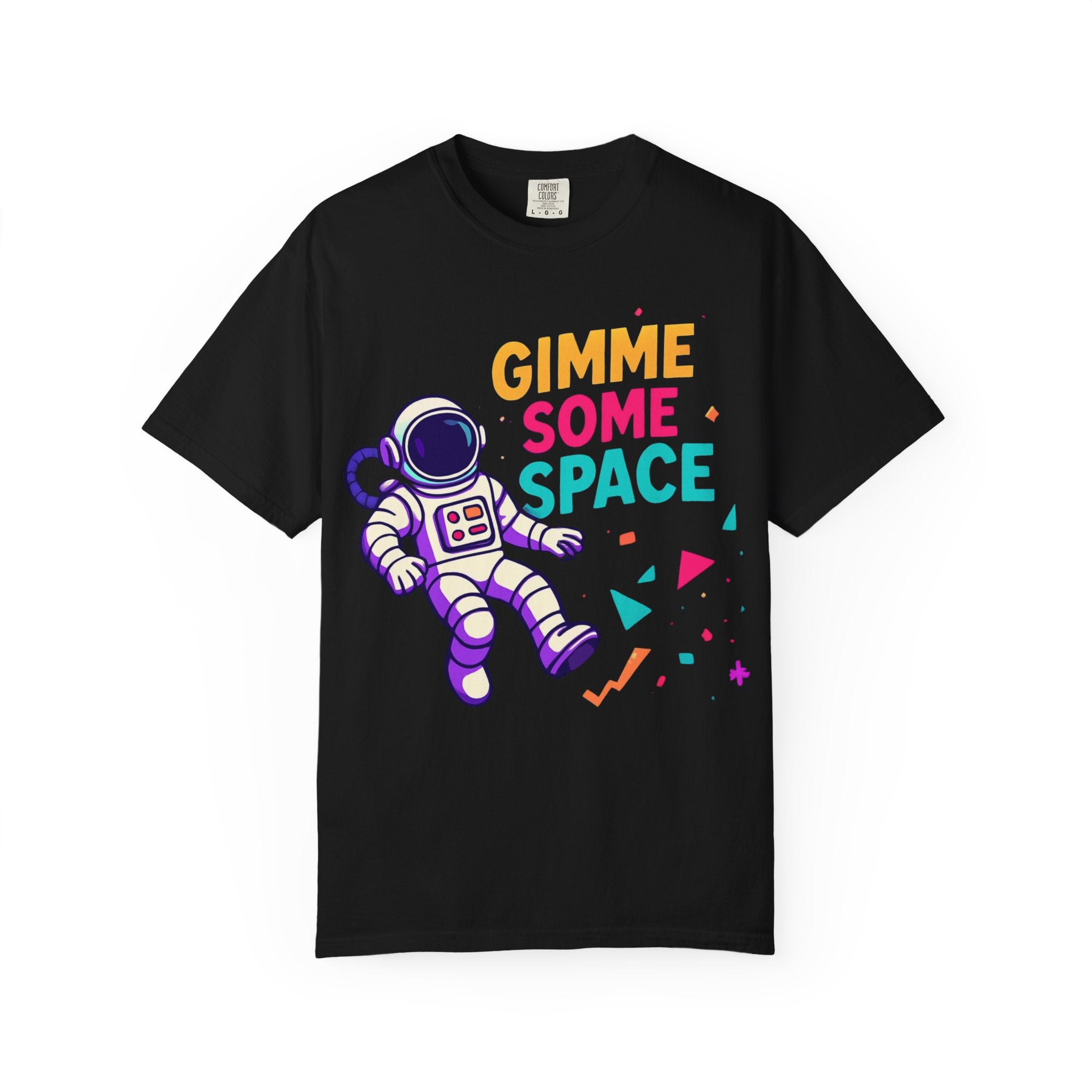 Gimme Some Space Astronaut T-shirt | Retro Colorful Space Graphic