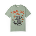 Fall "Feral Girl" Raccoon Tee