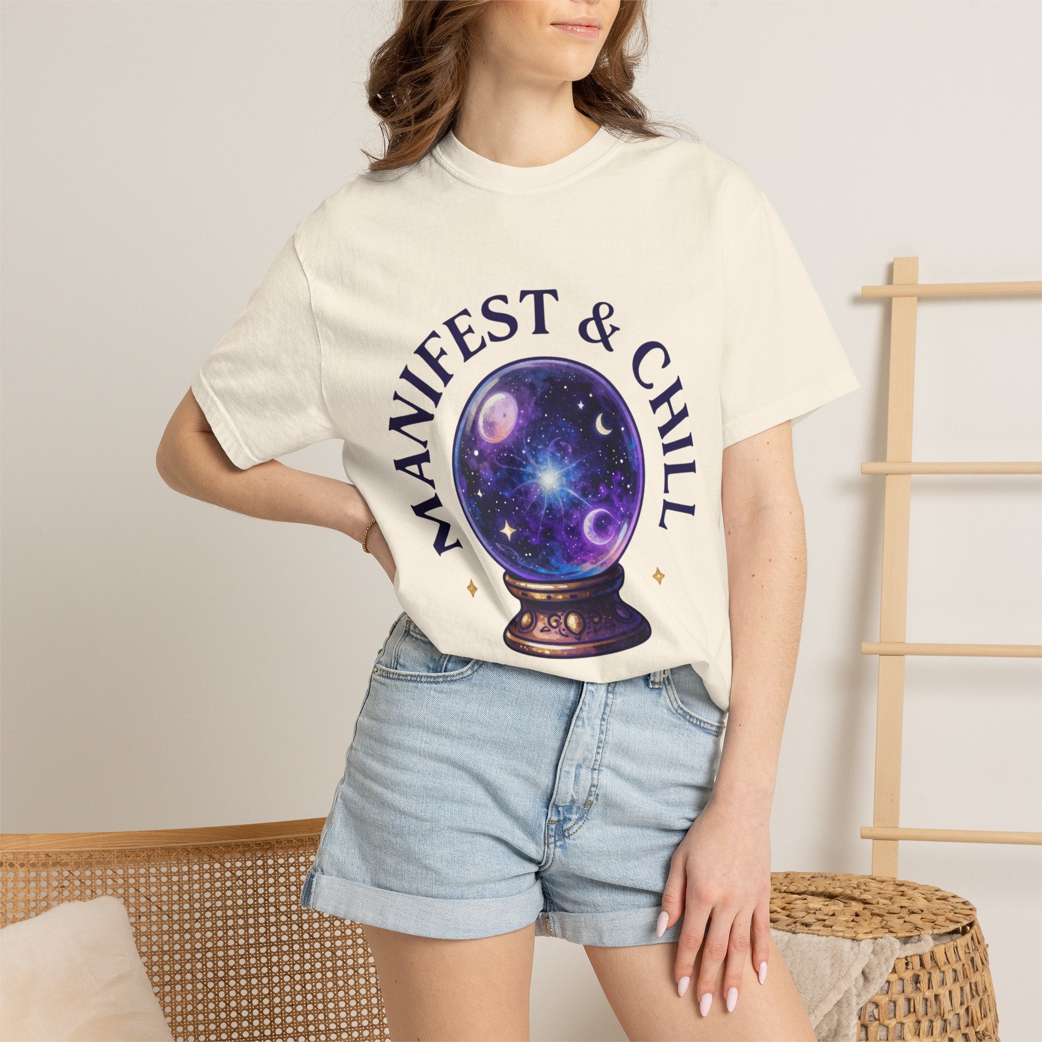 Manifest & Chill Crystal Ball T-Shirt