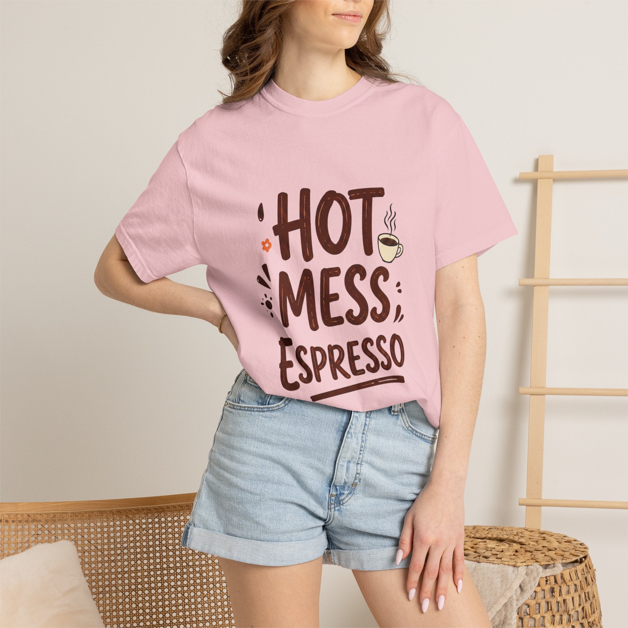 Hot Mess Espresso T-Shirt — Funny Coffee Lover Tee
