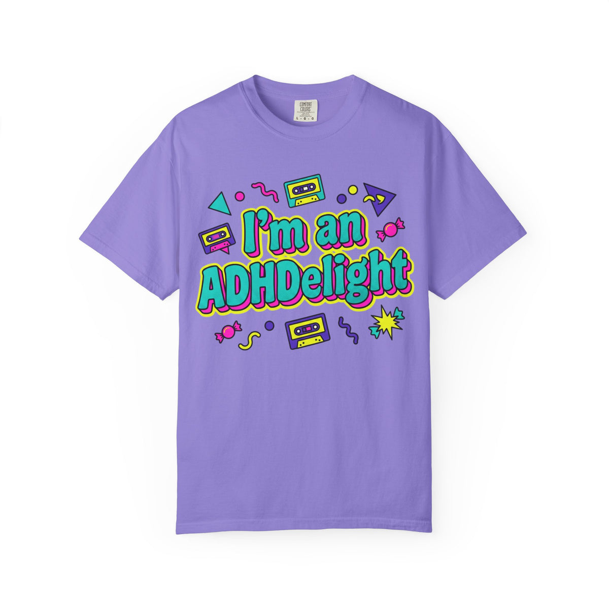 I'm an ADHDelight T-Shirt — Retro 90s ADHD Pride Tee
