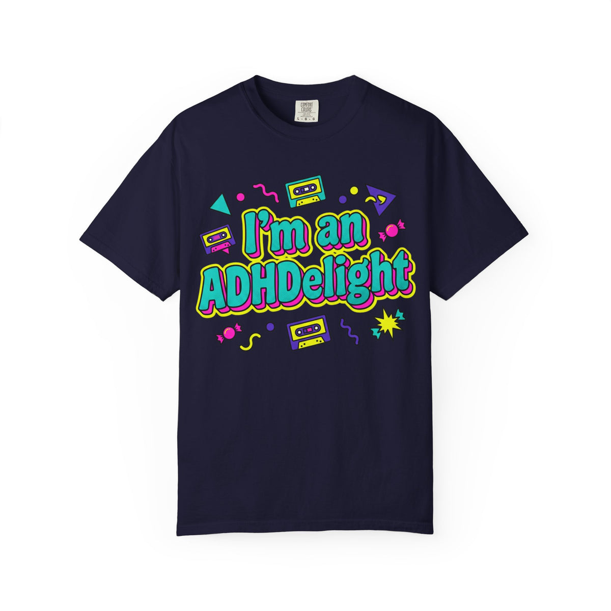 I'm an ADHDelight T-Shirt — Retro 90s ADHD Pride Tee
