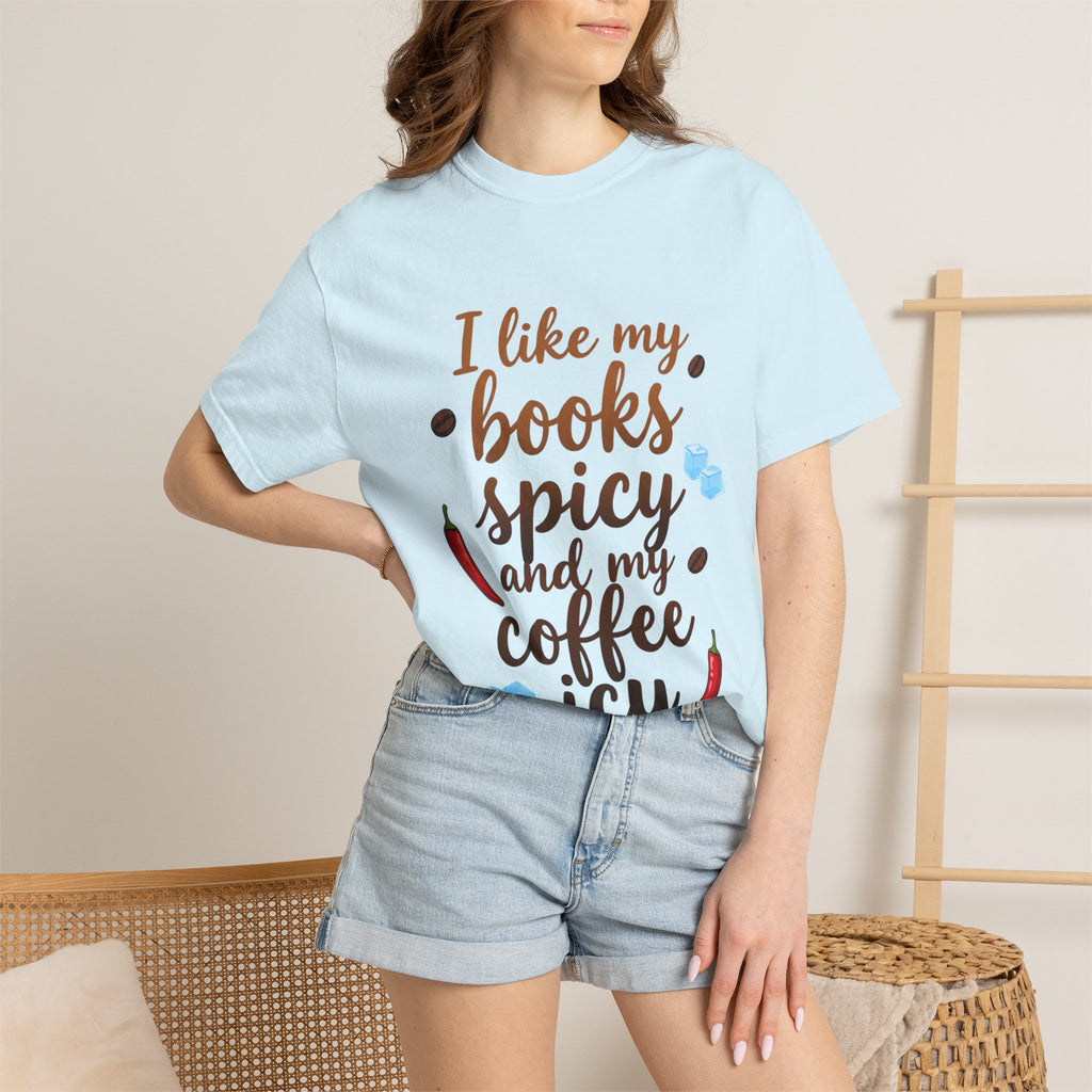 Books Spicy Coffee Icy T-Shirt