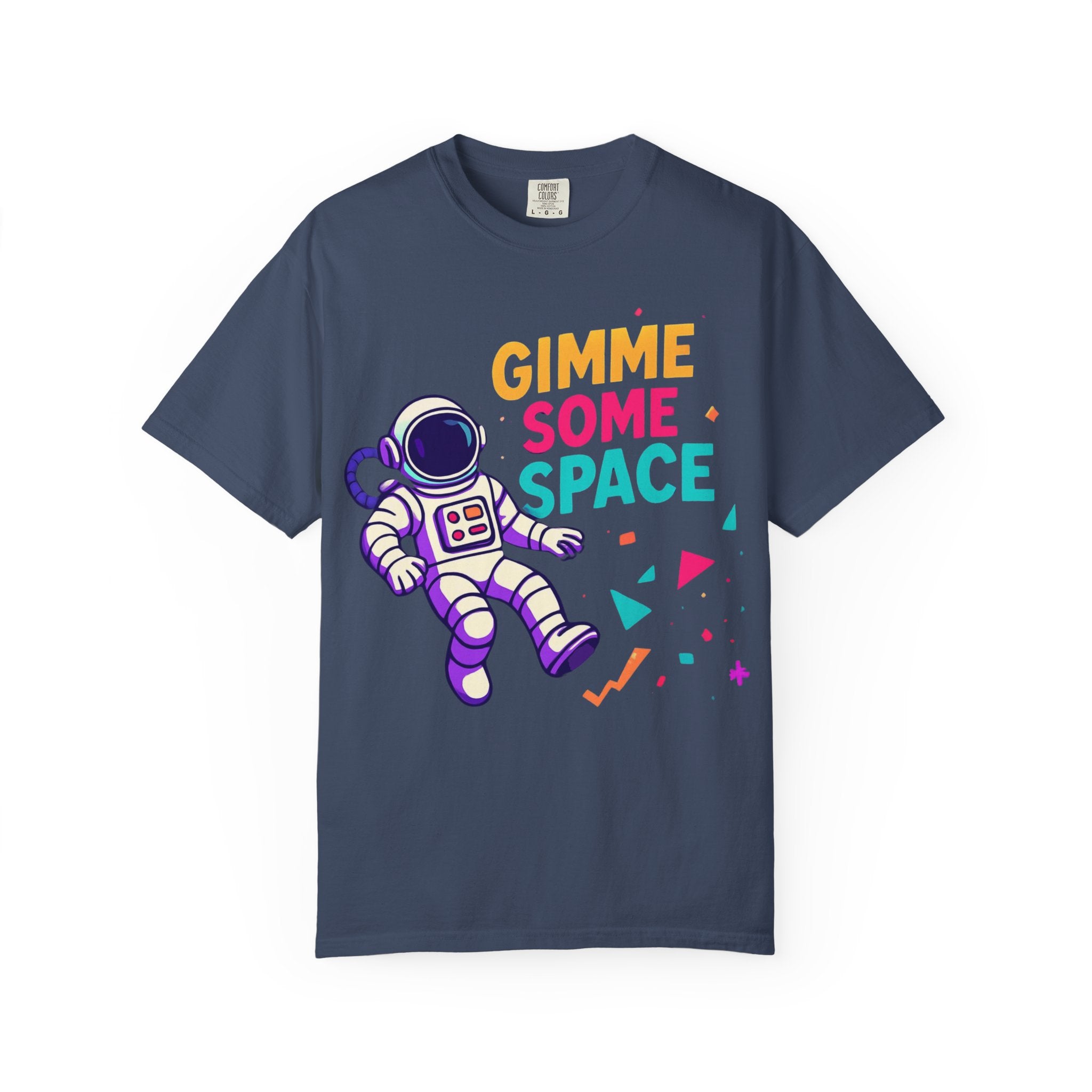 Gimme Some Space Astronaut T-shirt | Retro Colorful Space Graphic