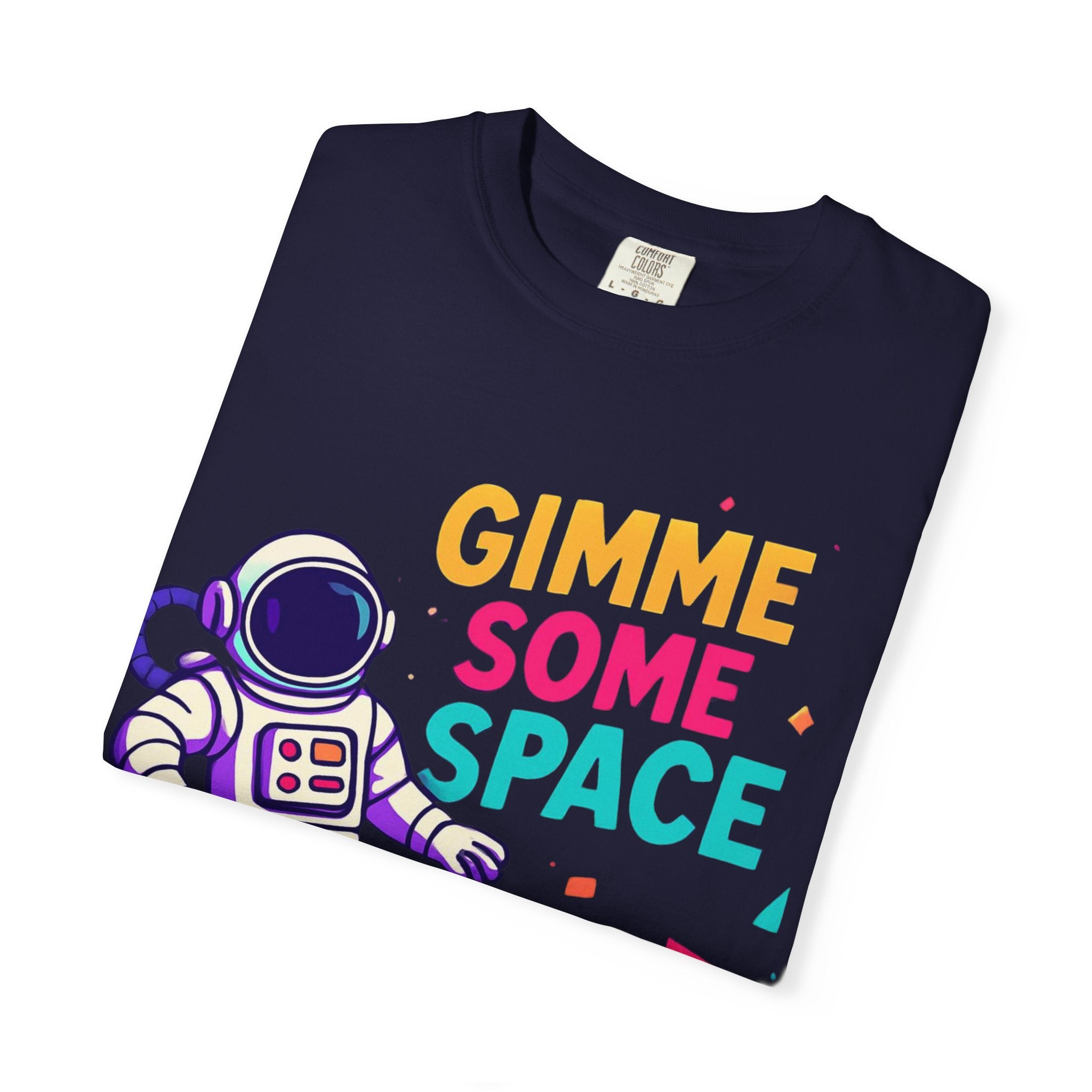 Gimme Some Space Astronaut T-shirt | Retro Colorful Space Graphic