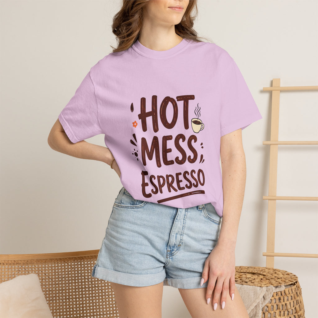 Hot Mess Espresso T-Shirt — Funny Coffee Lover Tee