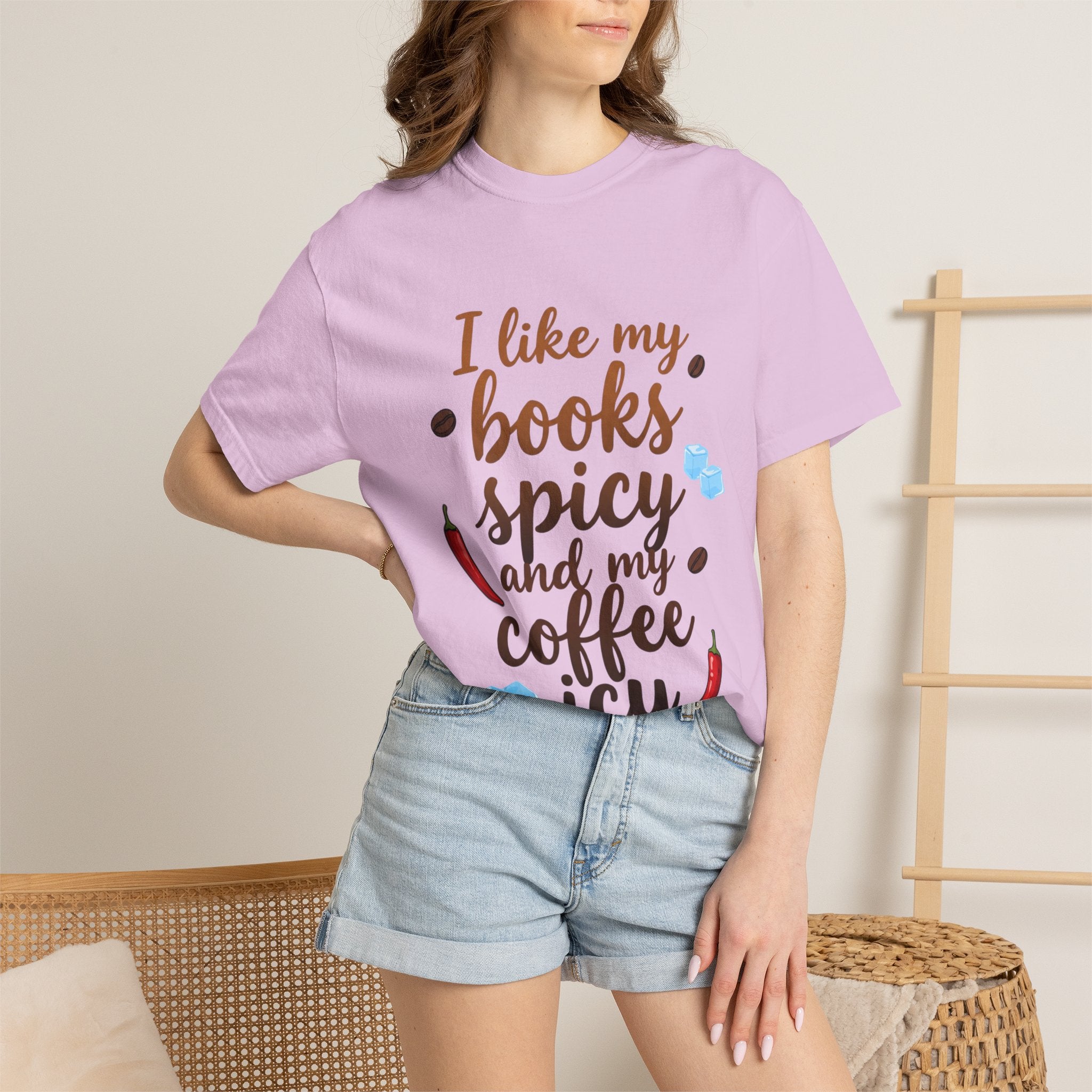 Books Spicy Coffee Icy T-Shirt