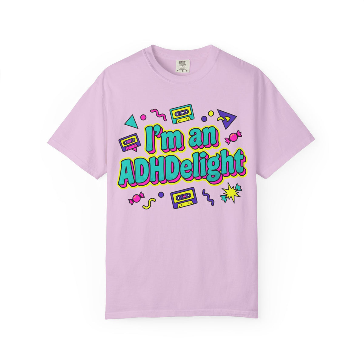 I'm an ADHDelight T-Shirt — Retro 90s ADHD Pride Tee