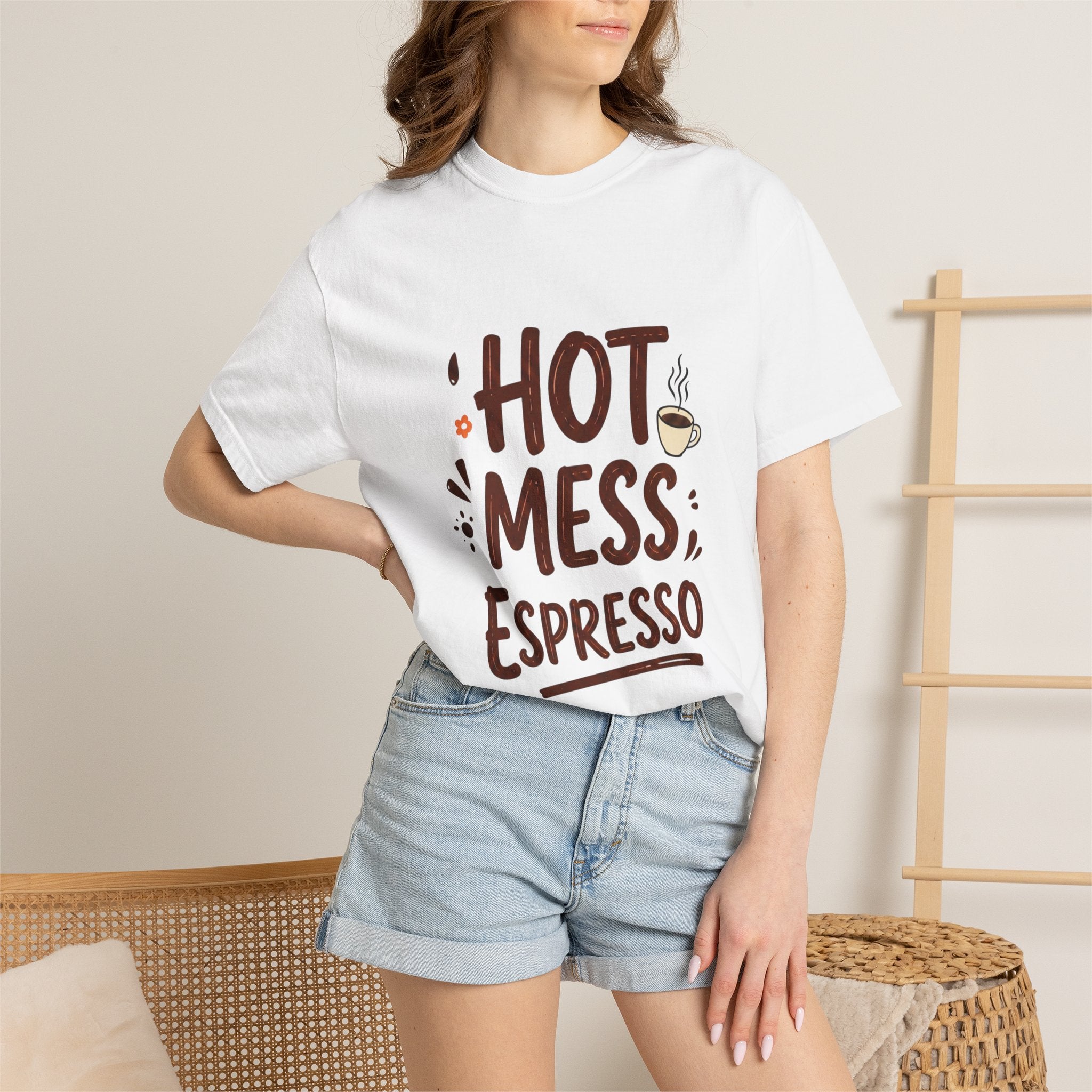 Hot Mess Espresso T-Shirt — Funny Coffee Lover Tee