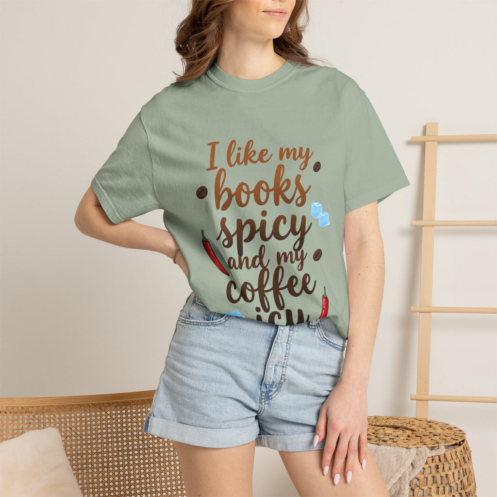 Books Spicy Coffee Icy T-Shirt