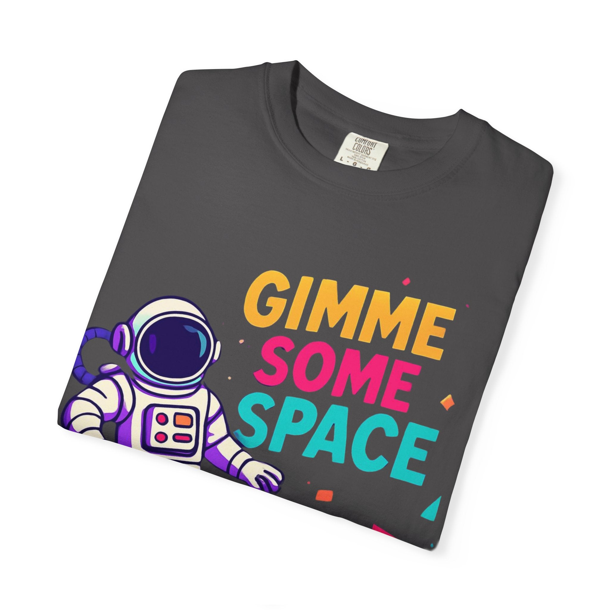 Gimme Some Space Astronaut T-shirt | Retro Colorful Space Graphic