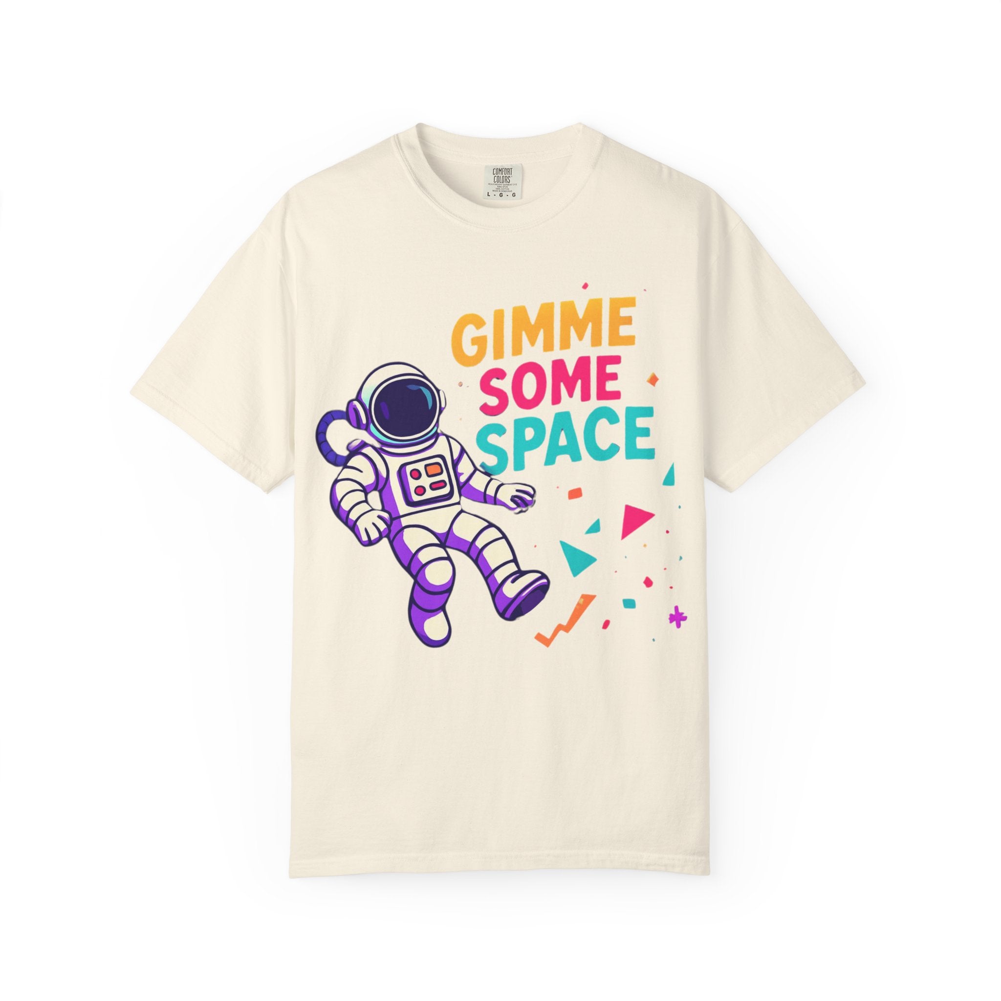 Gimme Some Space Astronaut T-shirt | Retro Colorful Space Graphic