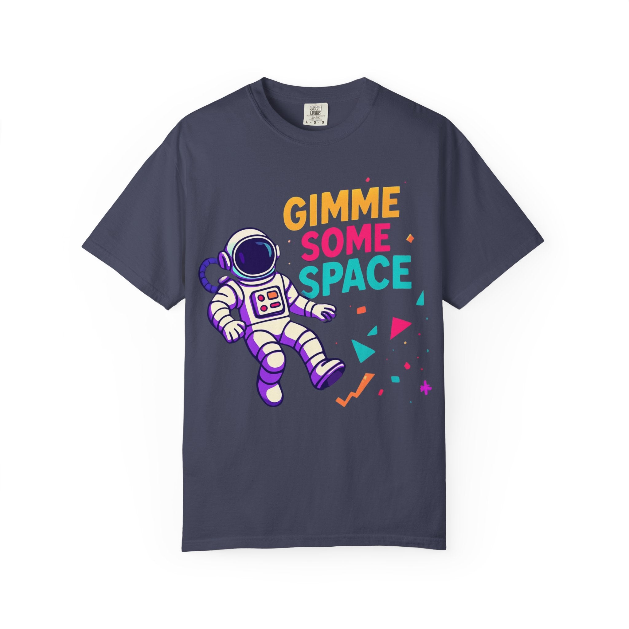 Gimme Some Space Astronaut T-shirt | Retro Colorful Space Graphic