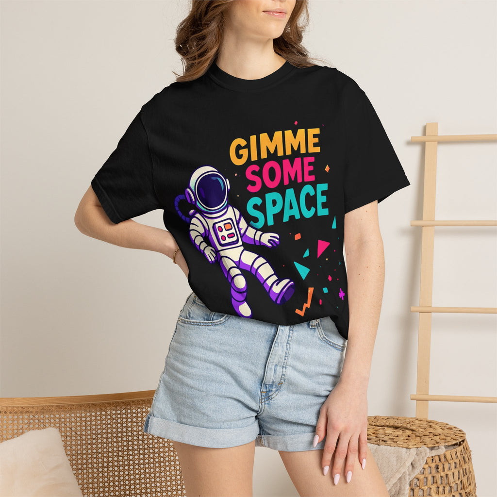 Gimme Some Space Astronaut T-shirt | Retro Colorful Space Graphic