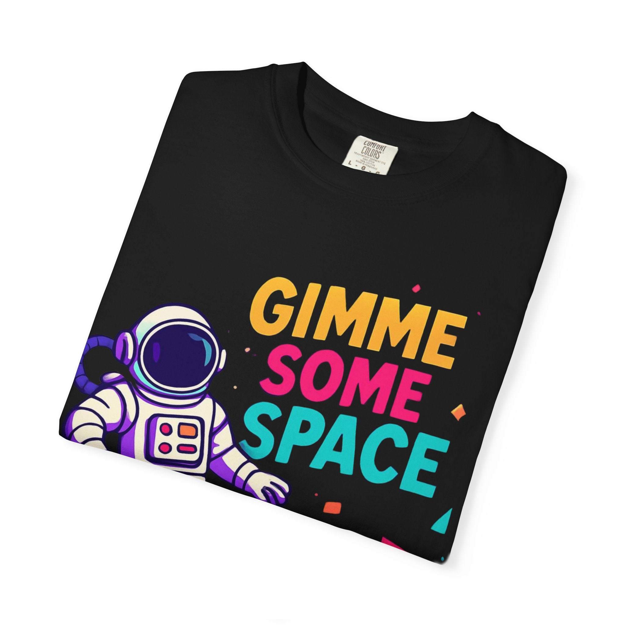 Gimme Some Space Astronaut T-shirt | Retro Colorful Space Graphic
