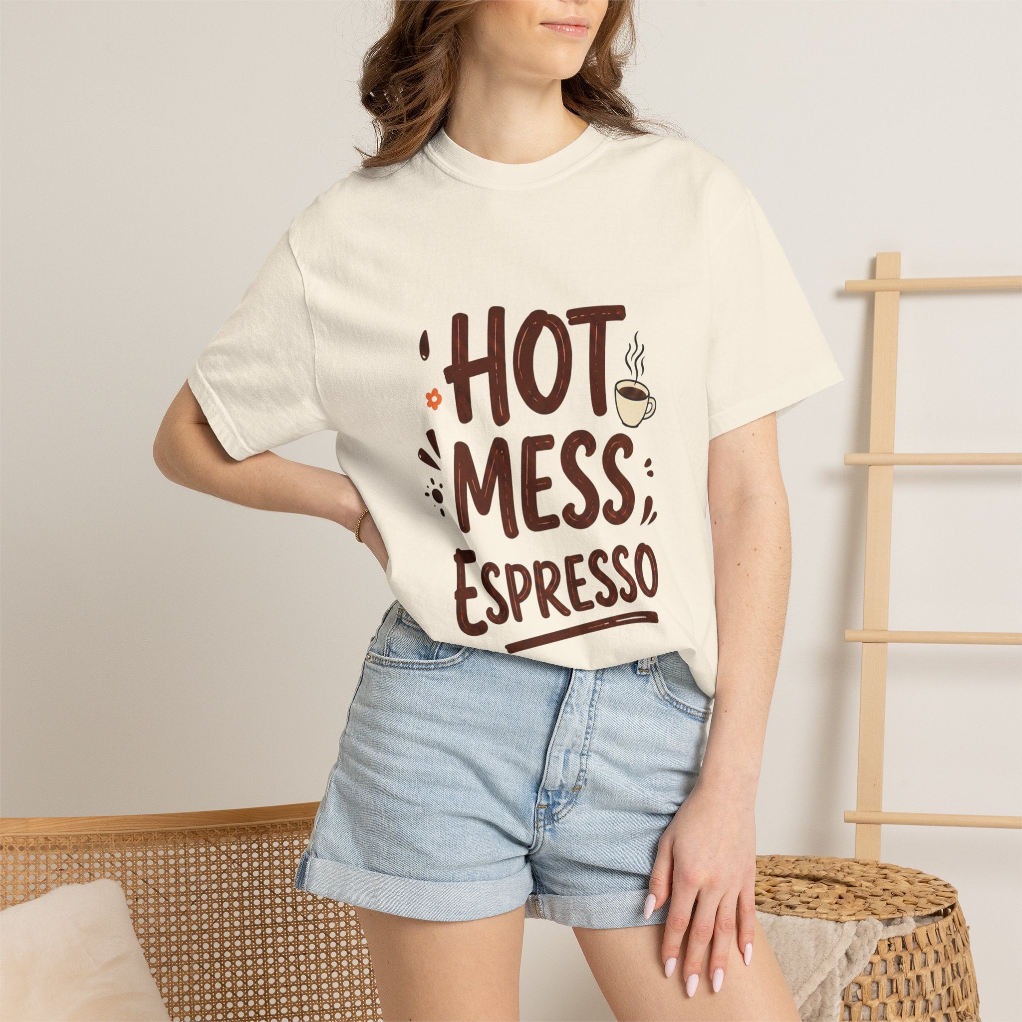 Hot Mess Espresso T-Shirt — Funny Coffee Lover Tee