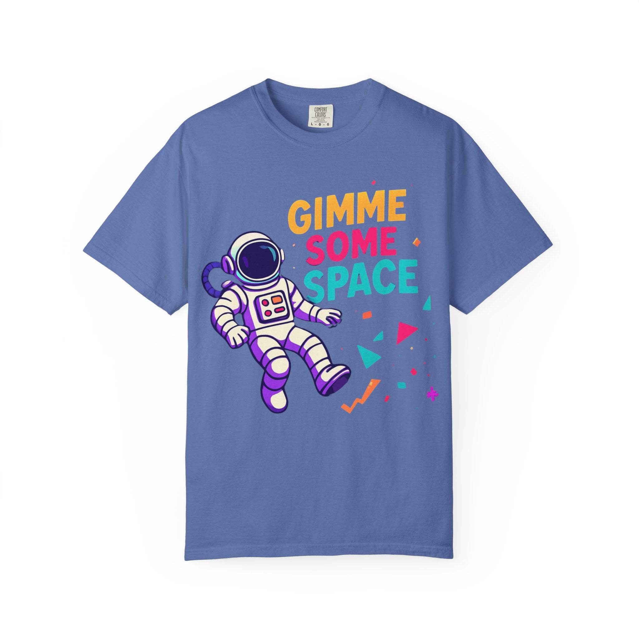Gimme Some Space Astronaut T-shirt | Retro Colorful Space Graphic