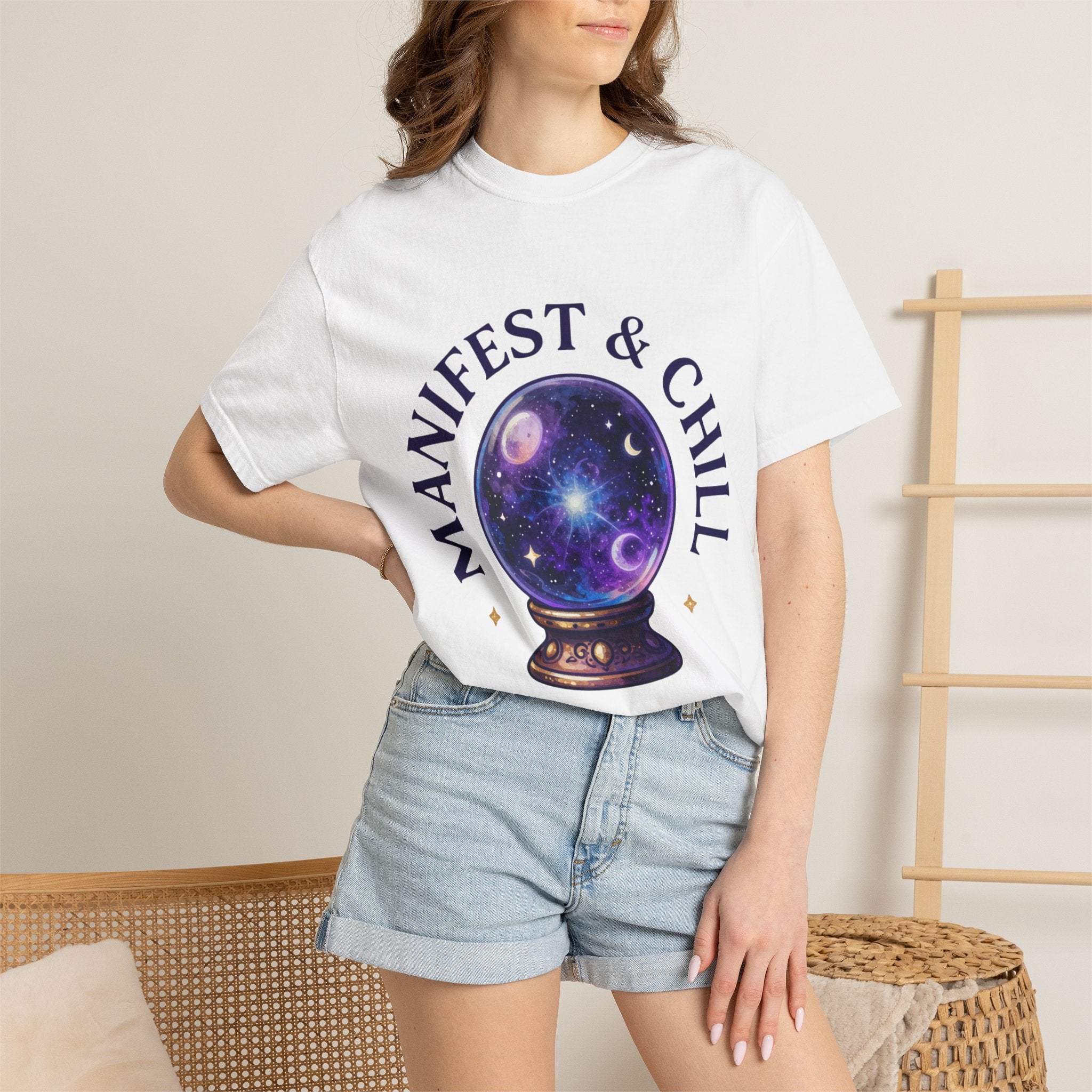 Manifest & Chill Crystal Ball T-Shirt