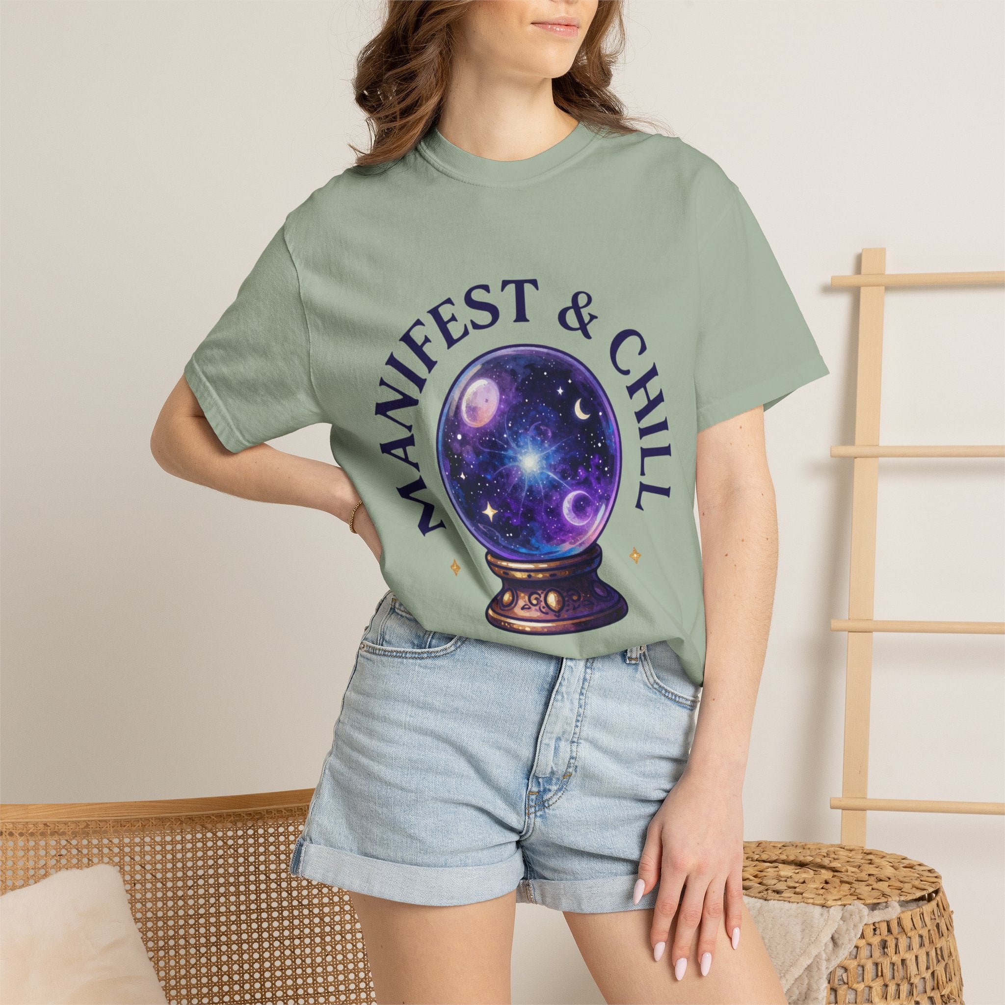 Manifest & Chill Crystal Ball T-Shirt