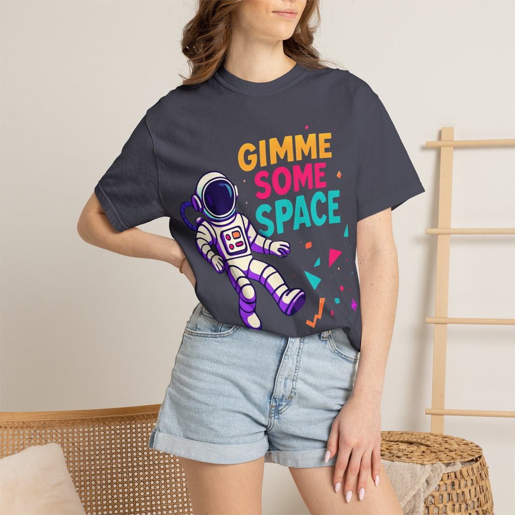 Gimme Some Space Astronaut T-shirt | Retro Colorful Space Graphic