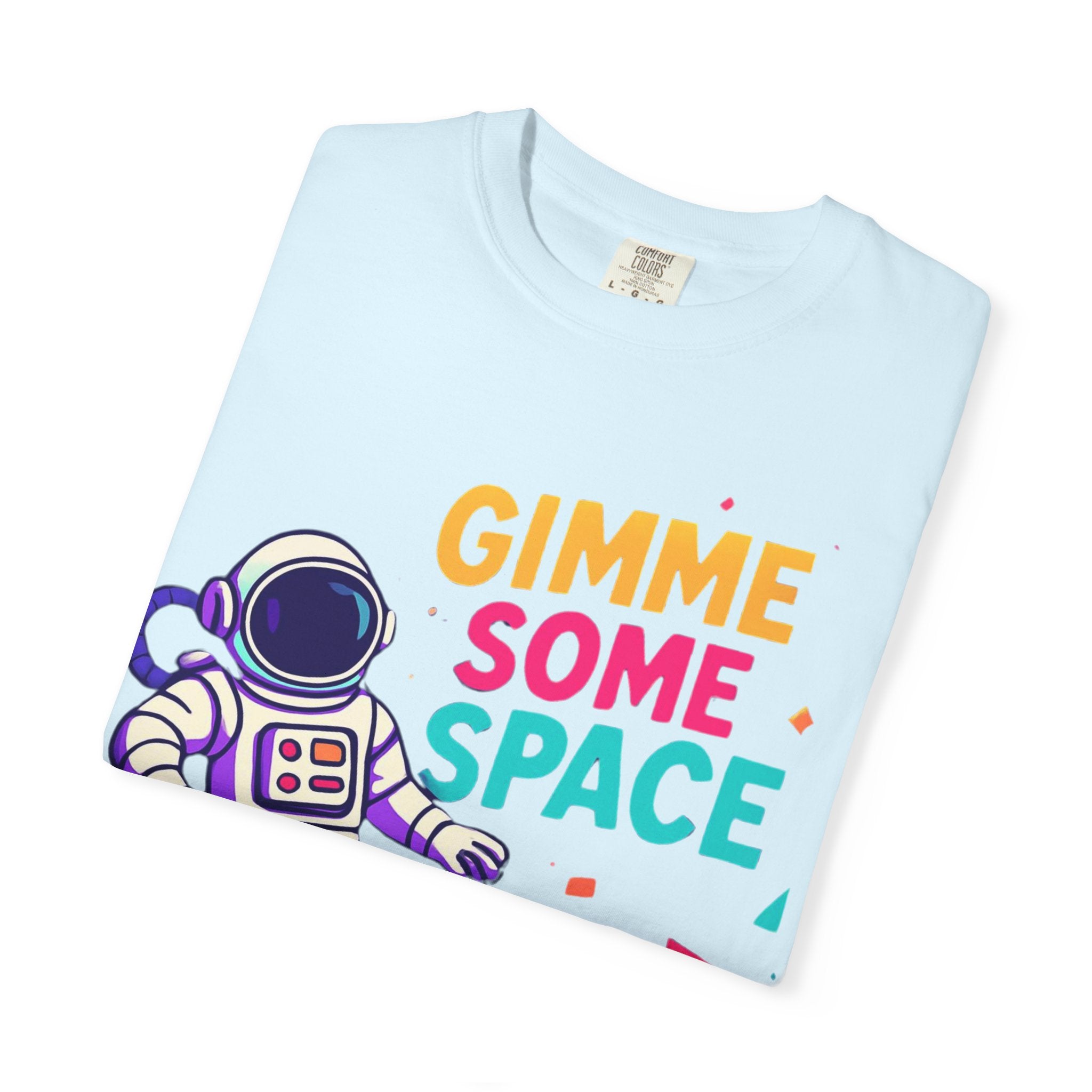 Gimme Some Space Astronaut T-shirt | Retro Colorful Space Graphic