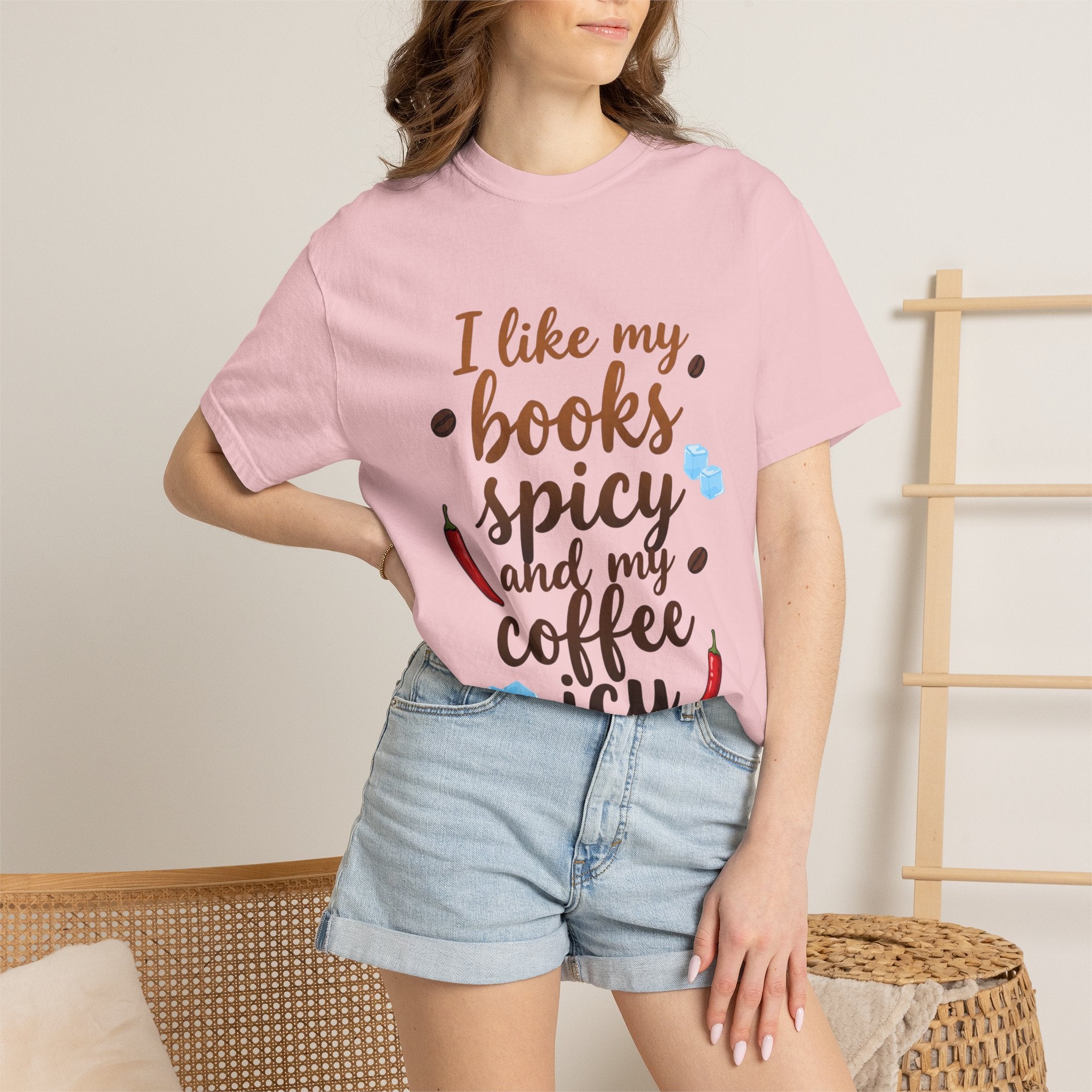 Books Spicy Coffee Icy T-Shirt