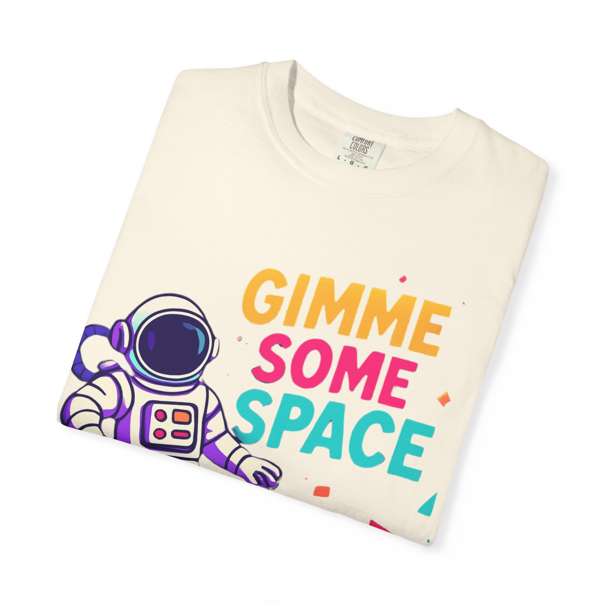 Gimme Some Space Astronaut T-shirt | Retro Colorful Space Graphic