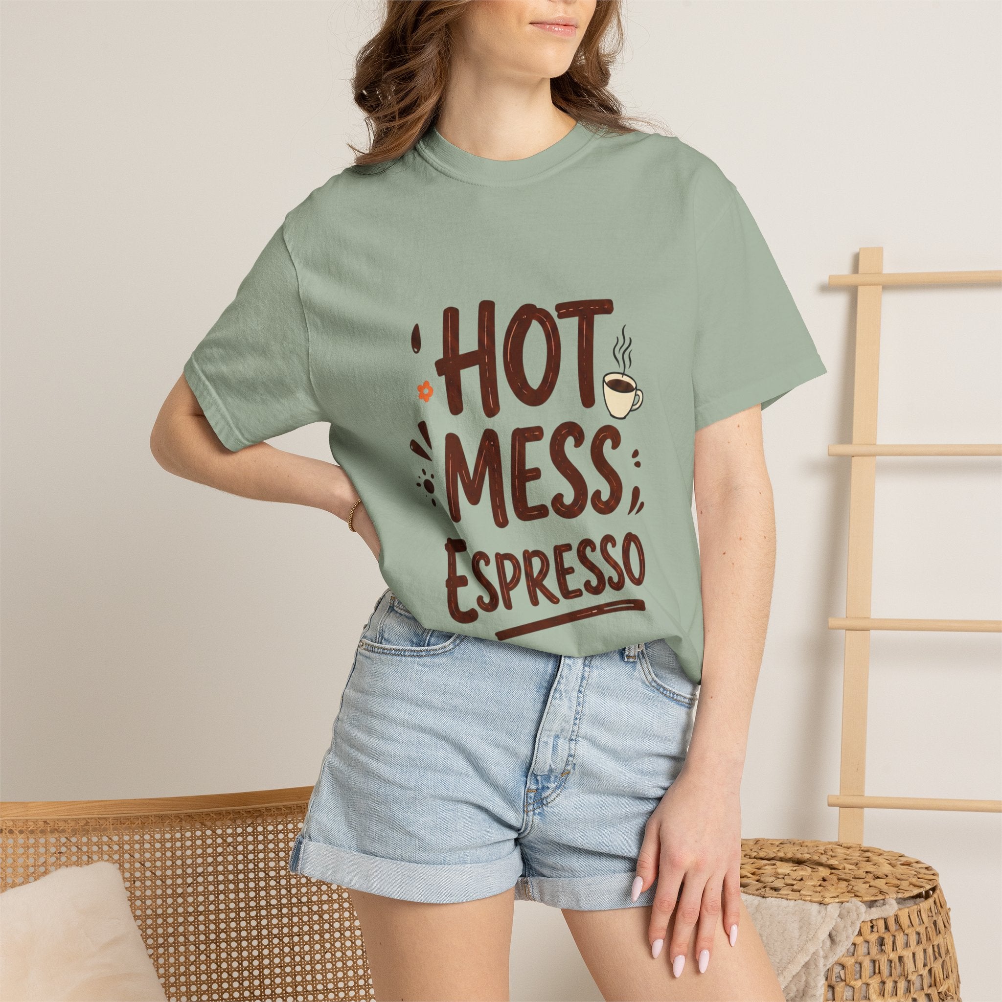 Hot Mess Espresso T-Shirt — Funny Coffee Lover Tee