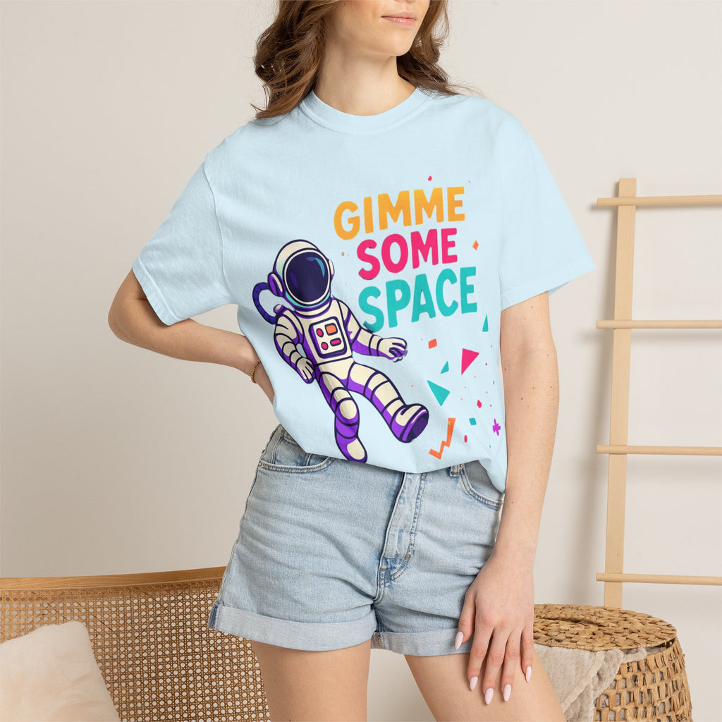 Gimme Some Space Astronaut T-shirt | Retro Colorful Space Graphic