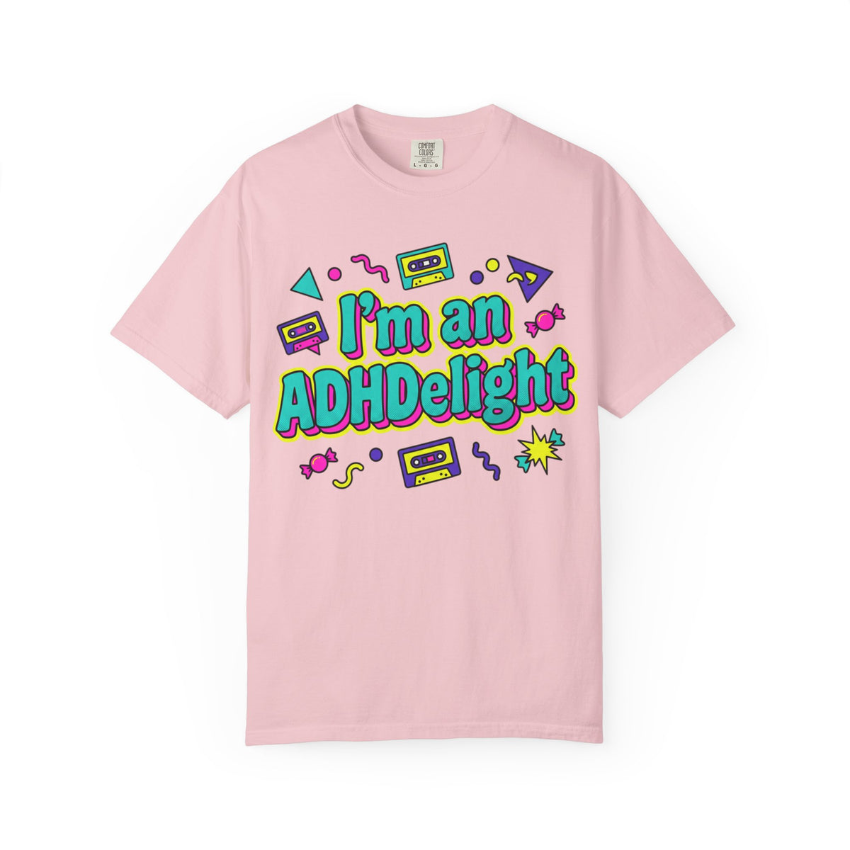 I'm an ADHDelight T-Shirt — Retro 90s ADHD Pride Tee